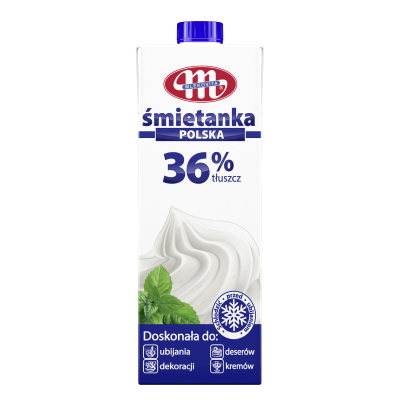 Grietinėlė Mlekovita 36% UHT, 1 L
